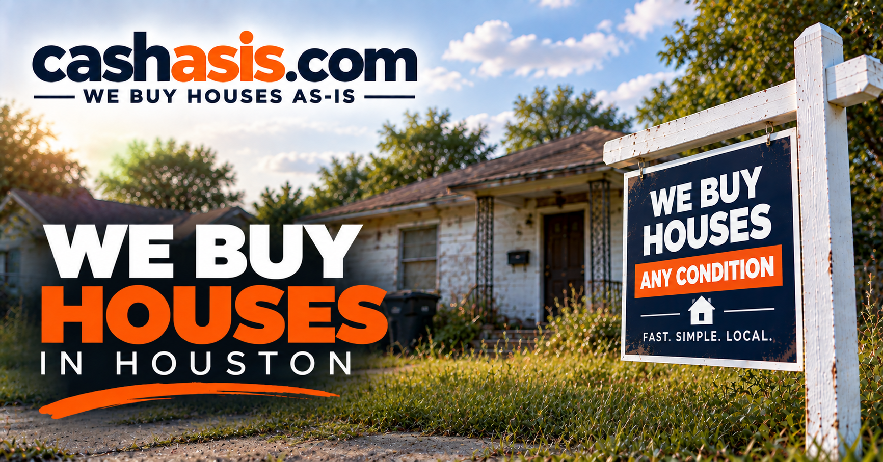 CashAsIs we buy houses in Houston in as-is condition